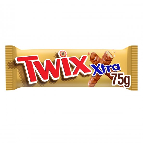 Twix Xtra Chocolate Biscuit Twin Bars 75g