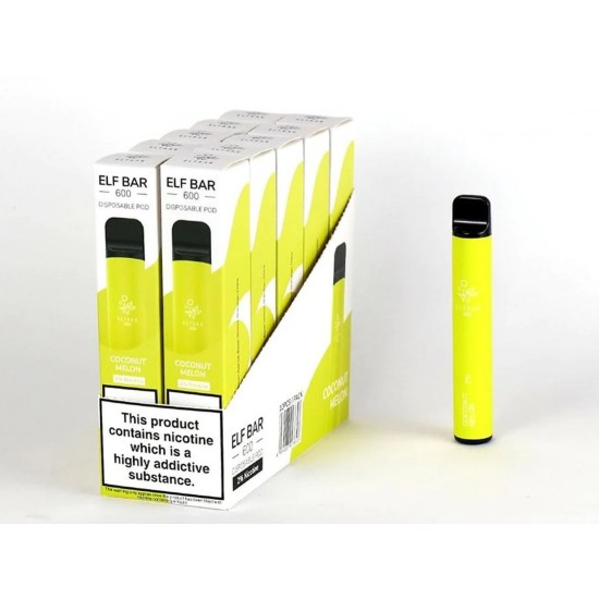 Elf Bar 600 Disposable Vape -10 Bars Per Box