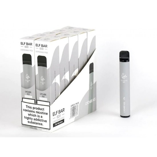 Elf Bar 600 Disposable Vape -10 Bars Per Box