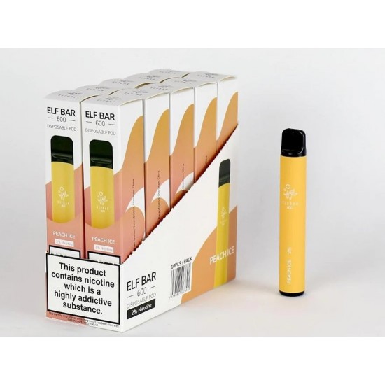 Elf Bar 600 Disposable Vape -10 Bars Per Box