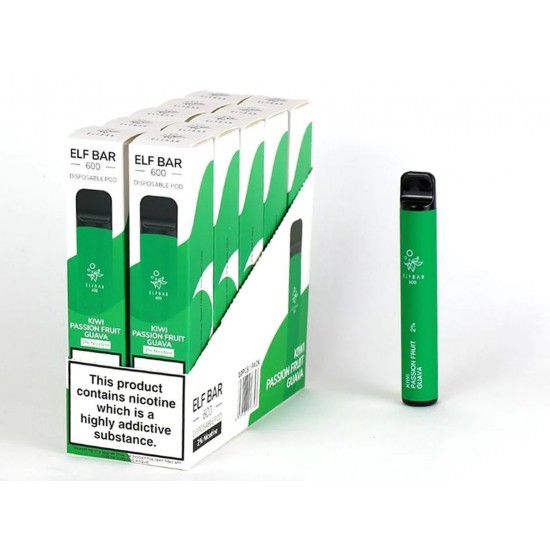 Elf Bar 600 Disposable Vape -10 Bars Per Box